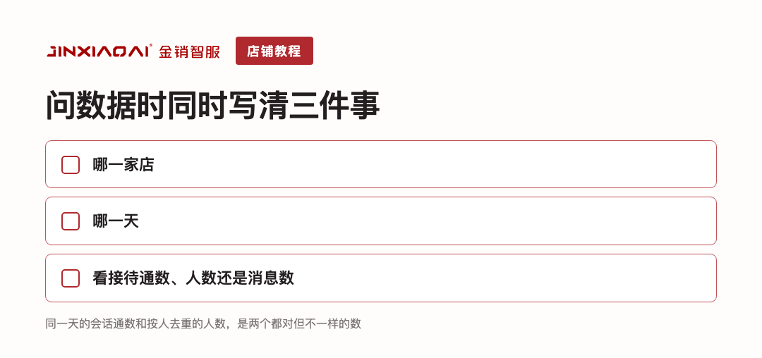 问数据时同时写清三件事